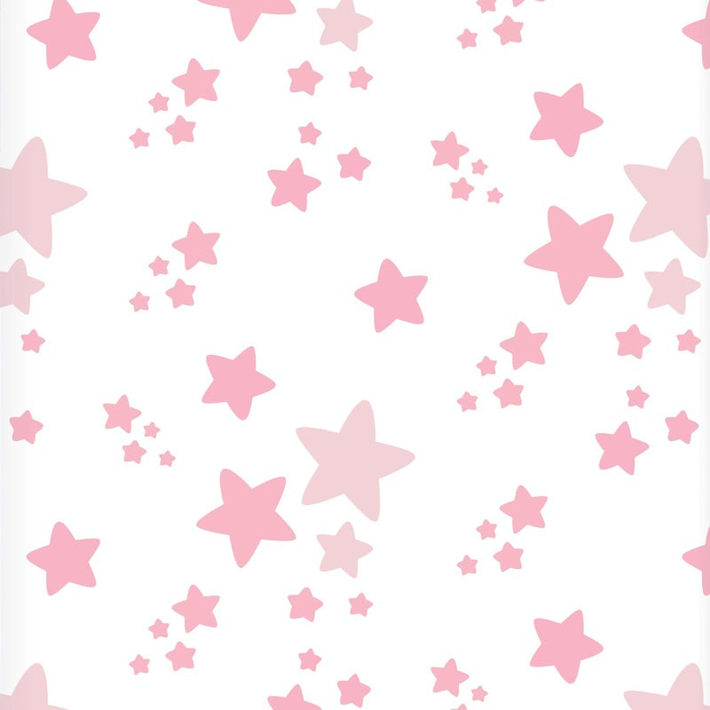 Twinkle Twinkle Ready Made Blackout Roller Blind Pink