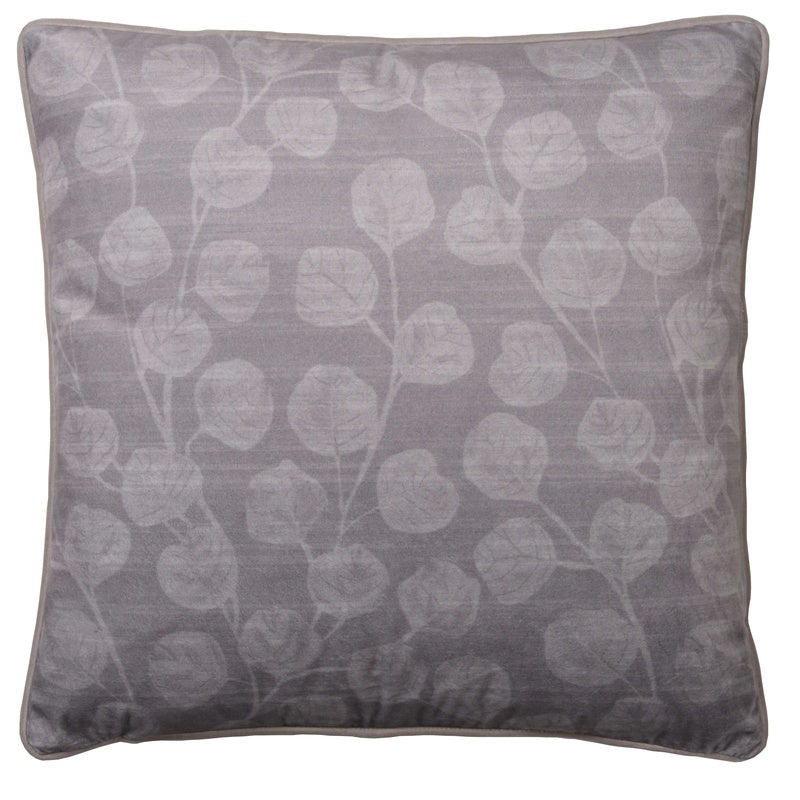 Linda Barker Ursulas Vine Piped Filled Cushion 50cm x 50cm Moor