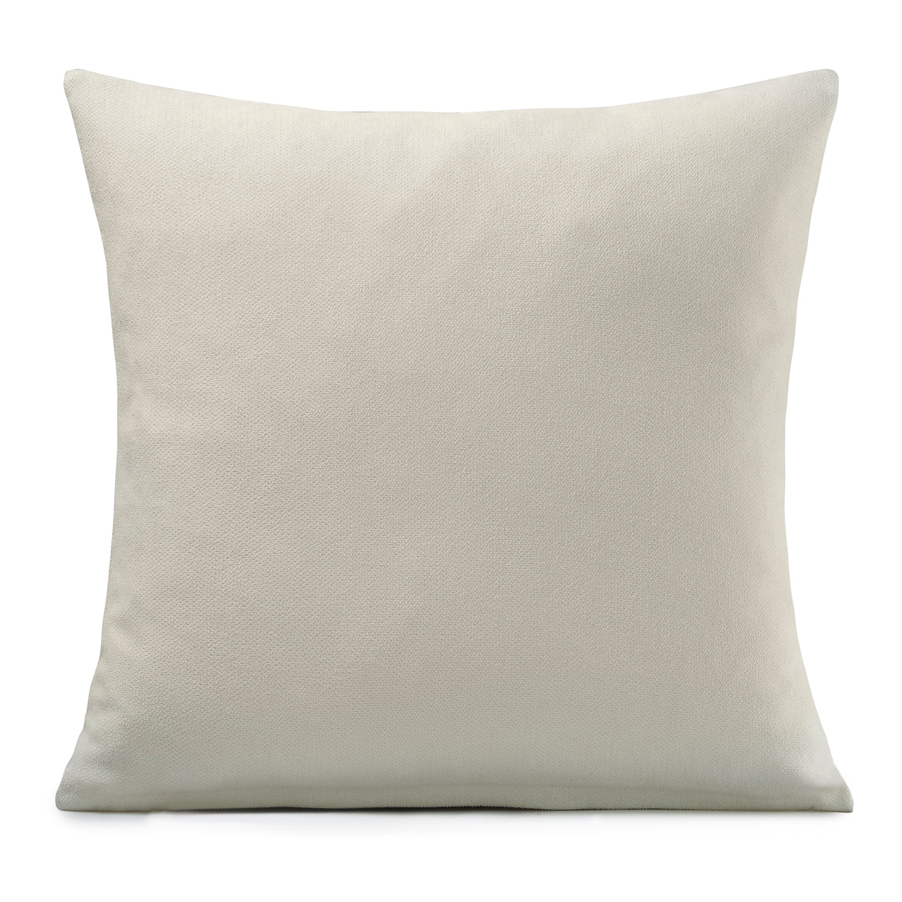 Chenille Filled Cushion 45cm x 45cm Cream