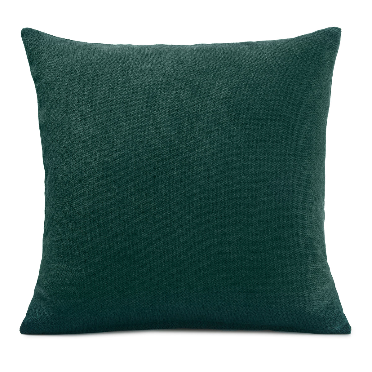 Chenille Filled Cushion 45cm x 45cm Green