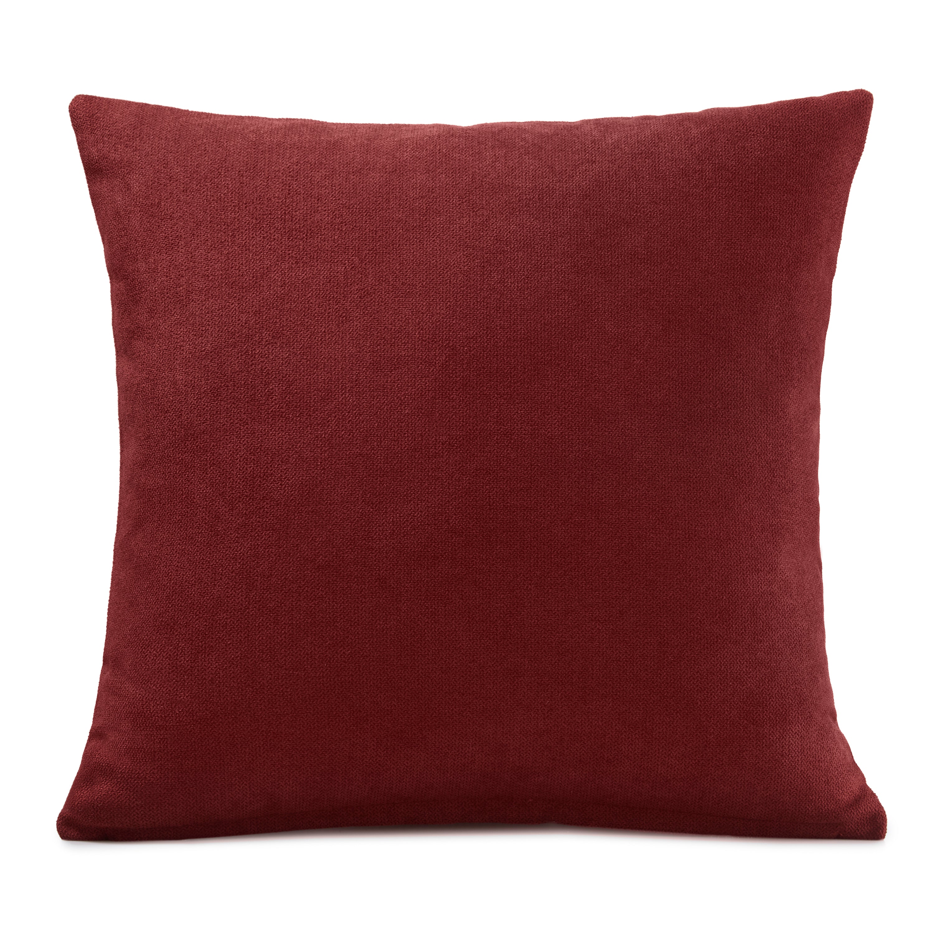 Red Velvet Chenille 18x18 Filled Cushion Terrys