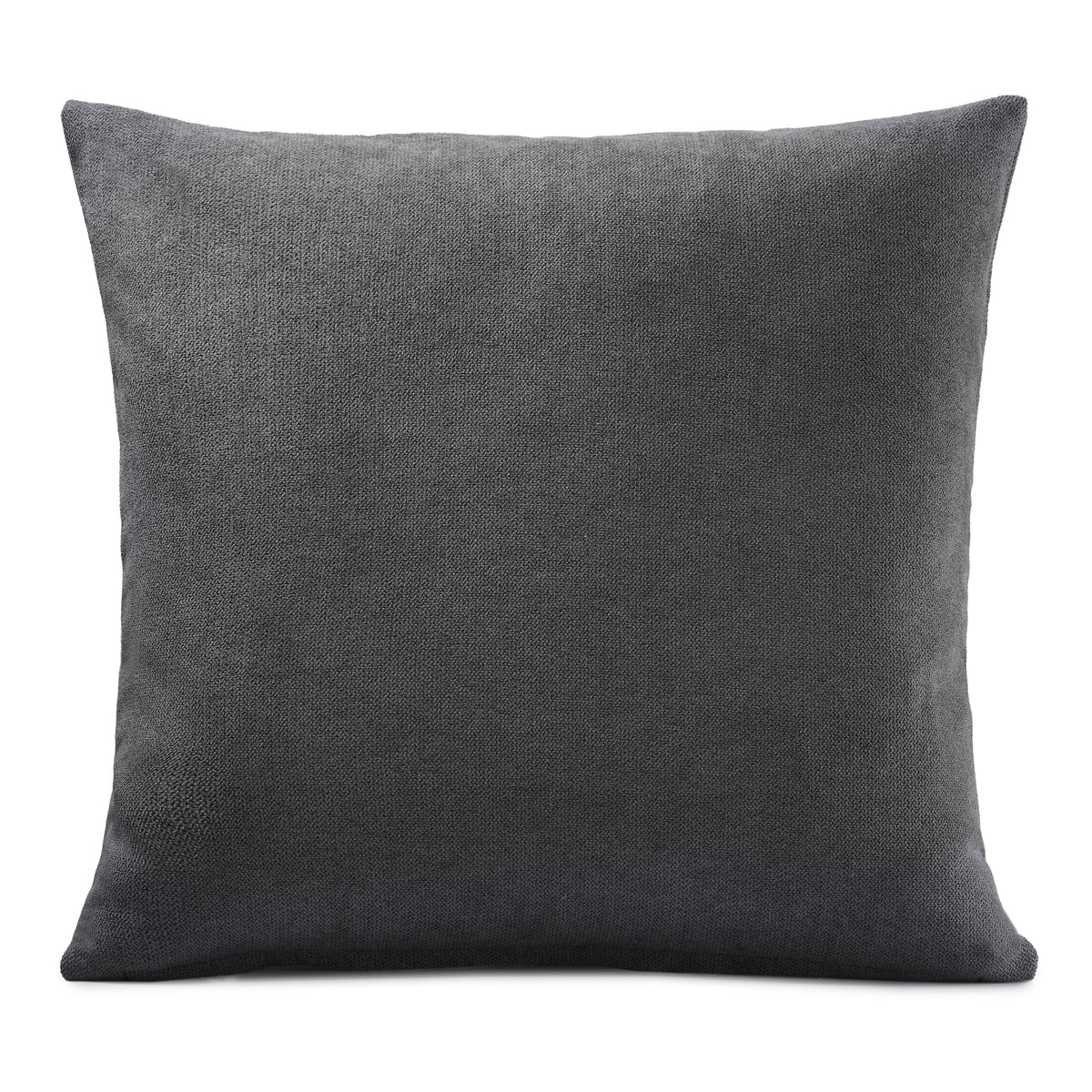 Chenille Filled Cushion 45cm x 45cm Slate