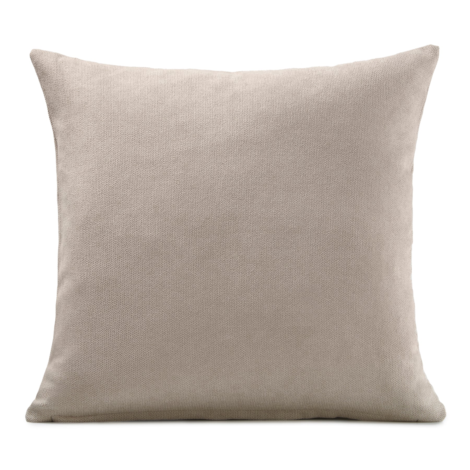 Chenille Filled Cushion 45cm x 45cm Taupe