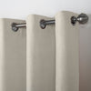 Chenille Ready Made Eyelet Curtains Cream