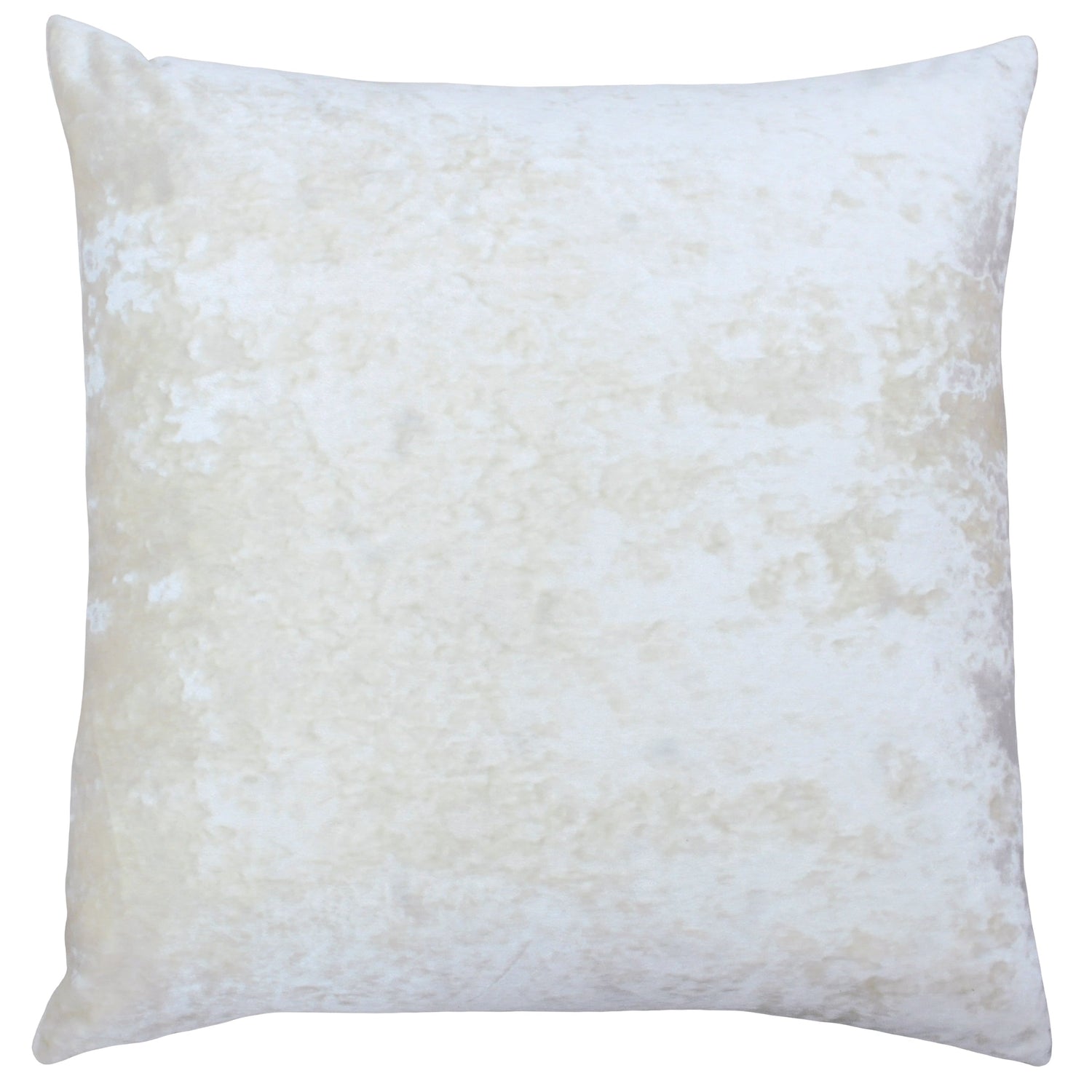 Verona Crushed Velvet  Ready Made Lined Eyelet Curtains Ivory