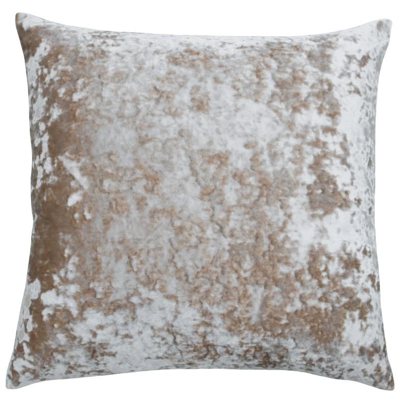 Paoletti Verona Crushed Velvet Lined Ready Made Eyelet Curtains Oyster