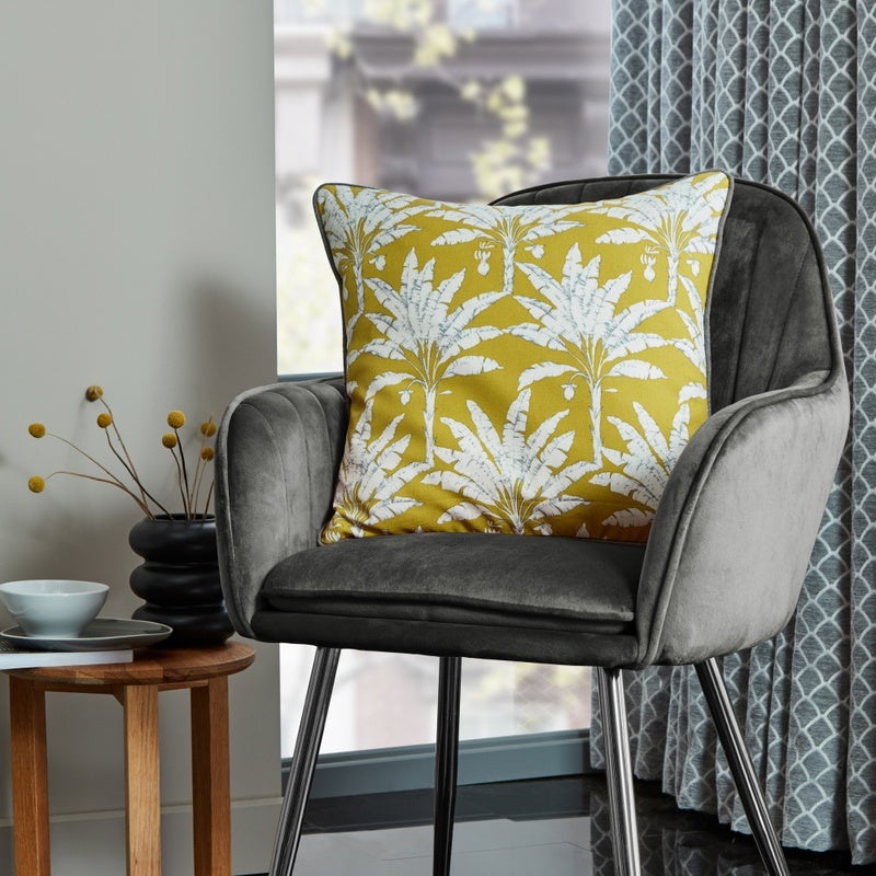 iLiv Palm House Fabric Ochre