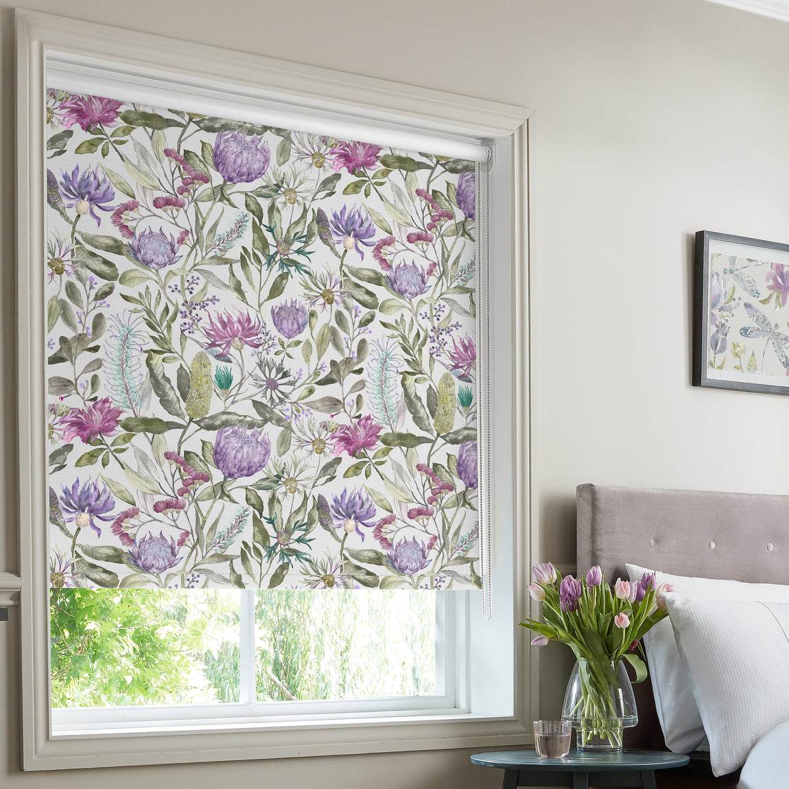 Voyage Vitoria Made to Measure Blackout Roller Blind Violet