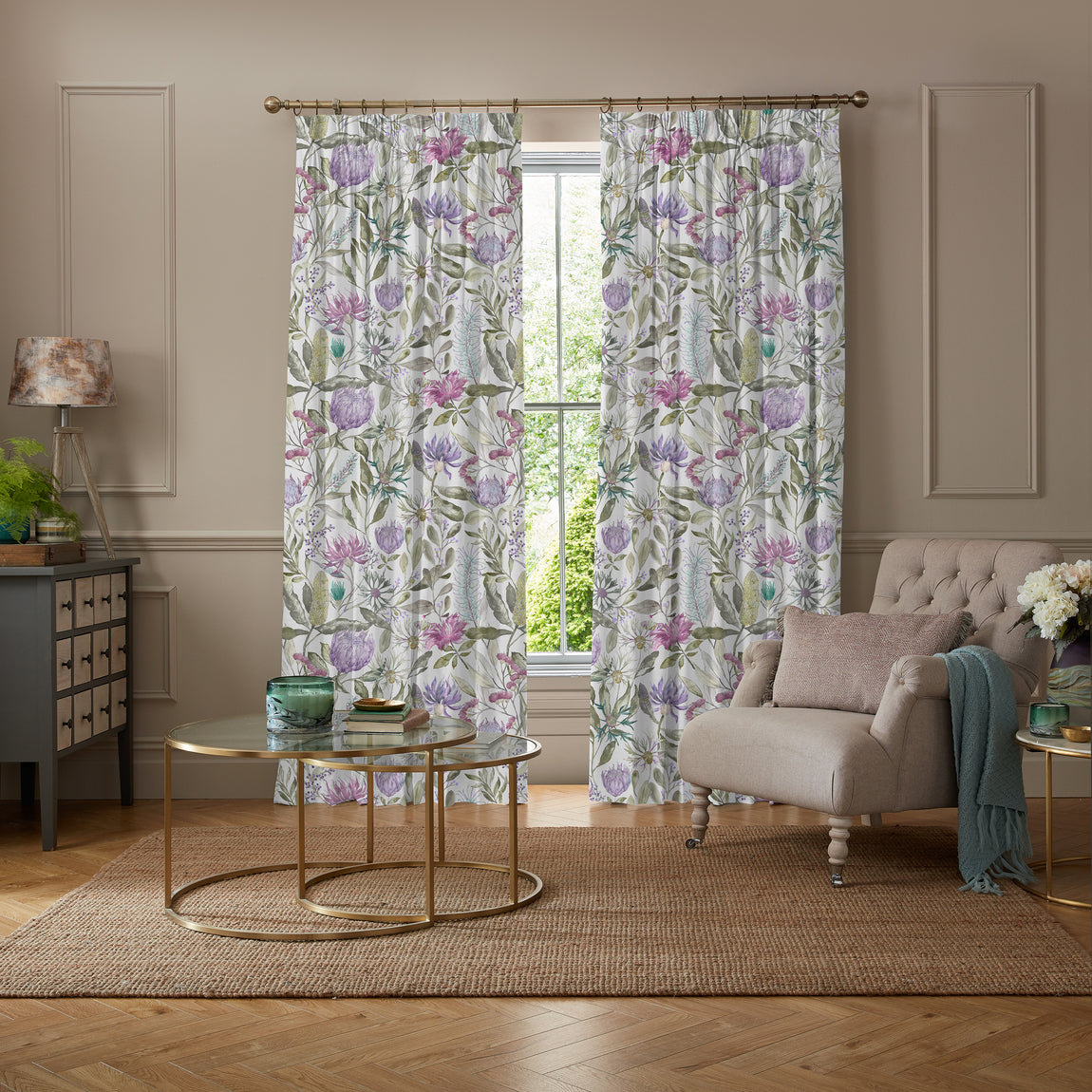 Voyage Vitoria Made to Measure Curtain Violet