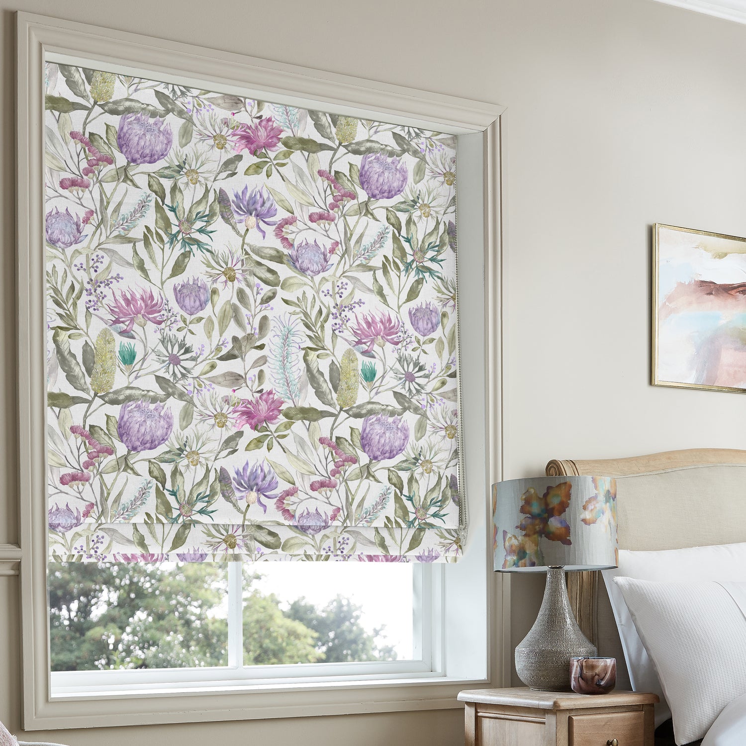Voyage Vitoria Made to Measure Roman Blind Violet