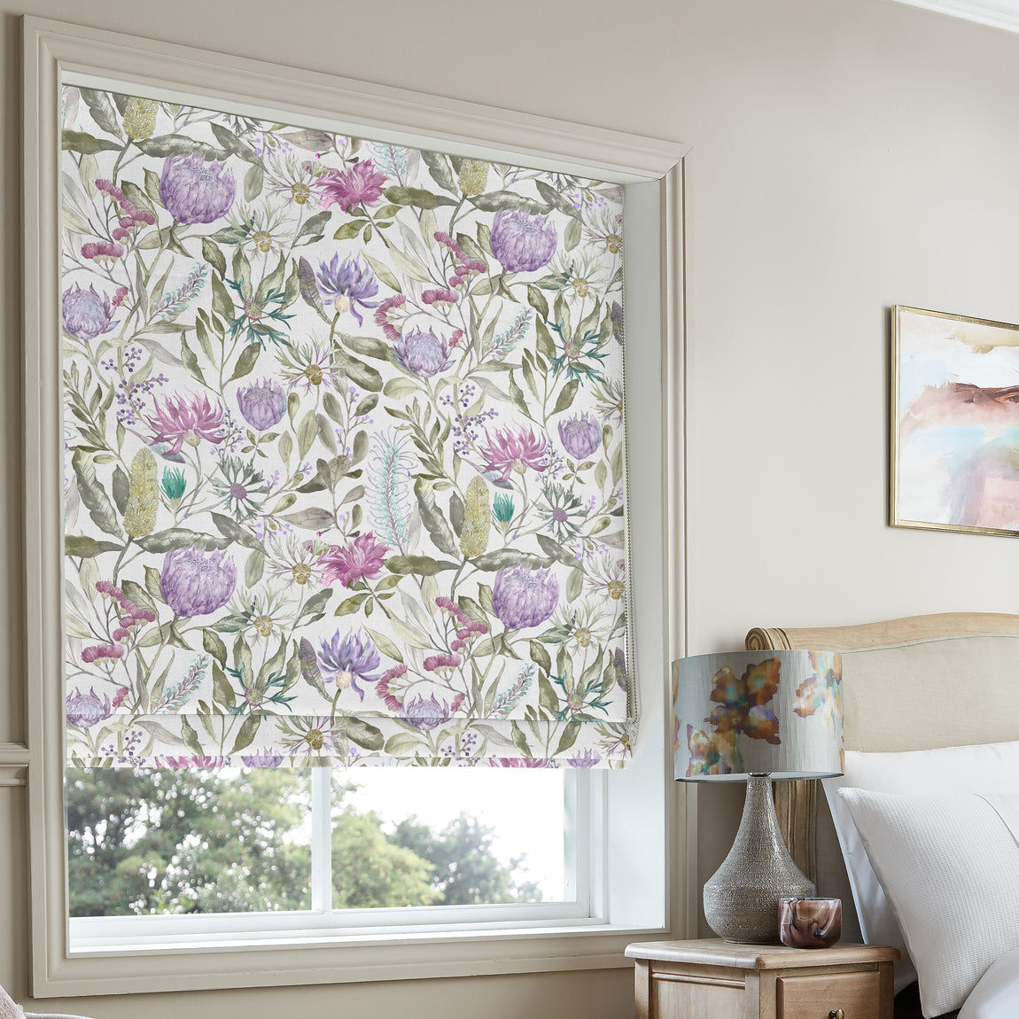 Voyage Vitoria Made to Measure Roman Blind Violet