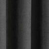 Vogue Thermal Blockout Ready Made Eyelet Curtains Black