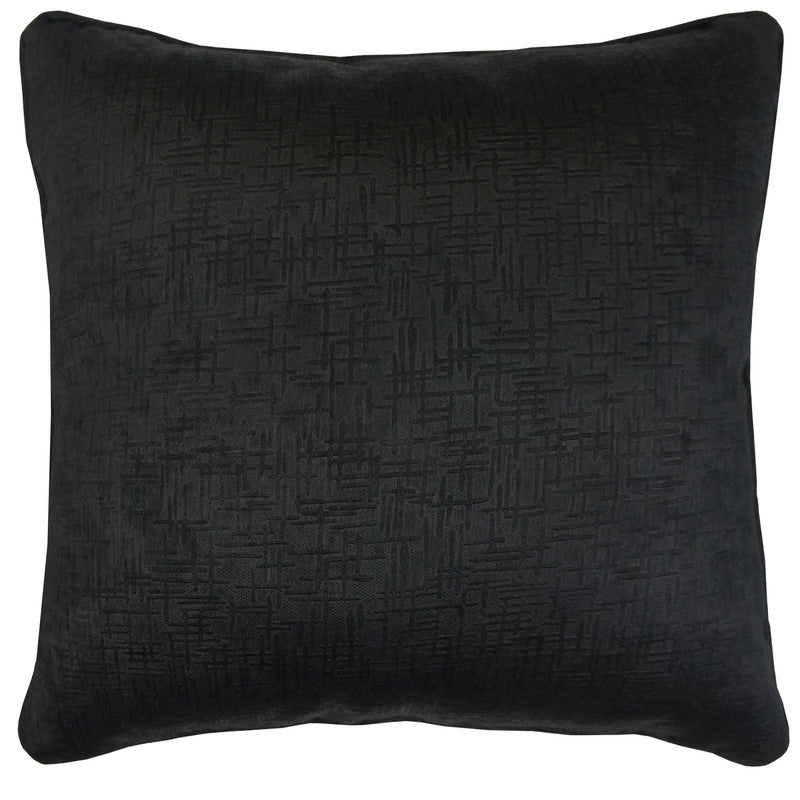 Vogue Filled Cushion 43cm x 43cm Black