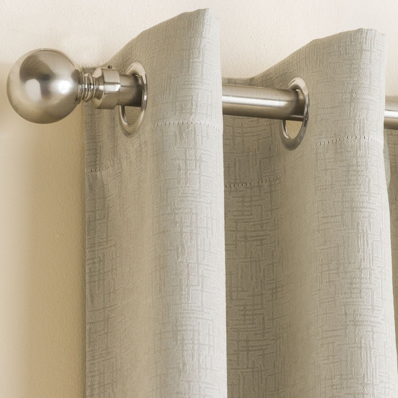 Vogue Thermal Blockout Ready Made Eyelet Curtains Cream