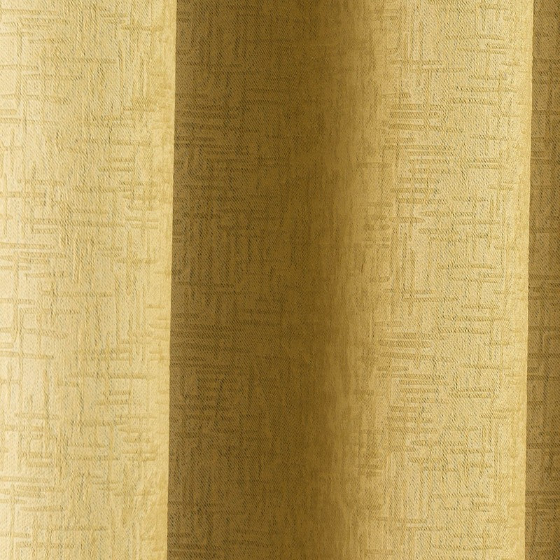 Vogue Thermal Blockout Ready Made Eyelet Curtains Ochre