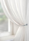 Chain Ready Made Single Voile Curtain Cream