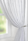Juniper Ready Made Single Voile Curtain White