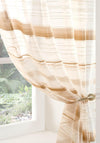 Metropole Ready Made Single Voile Curtain Beige