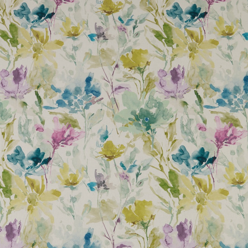 iLiv Water Meadow Digitally Printed Fabric Jade