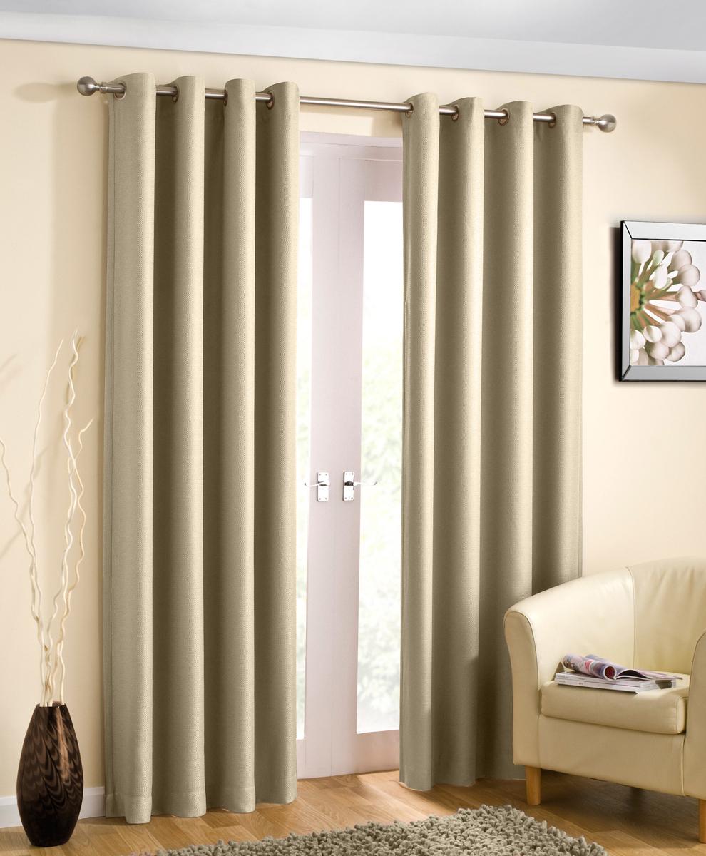 Wetherby Ready Made Blockout Curtains Cream