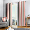 Fusion Whitworth Lined Ready Made Eyelet Curtains Blush