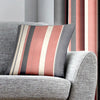 Fusion Whitworth Check Filled Cushion 43cm x 43cm Blush