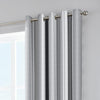 Fusion Whitworth Lined Ready Made Eyelet Curtains Grey