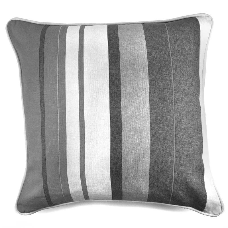 Fusion Whitworth Check Filled Cushion 43cm x 43cm Grey