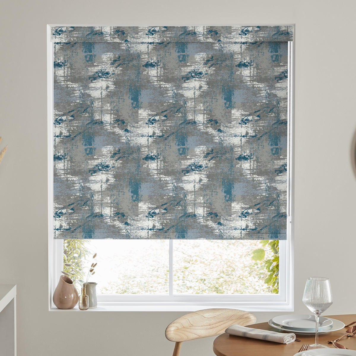 Spirit Made to Measure Blackout Roller Blind Teal