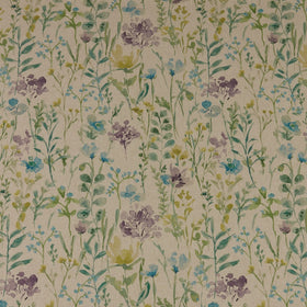 iLiv Wild Fields Digitally Printed Fabric Jade