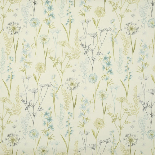 Wild Flower Fabric Teal
