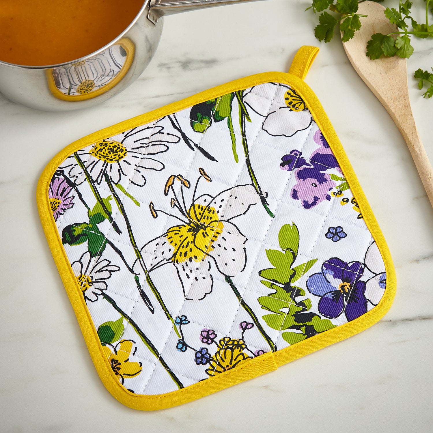 Ulster Weavers Wildflowers Pot Mat Multi