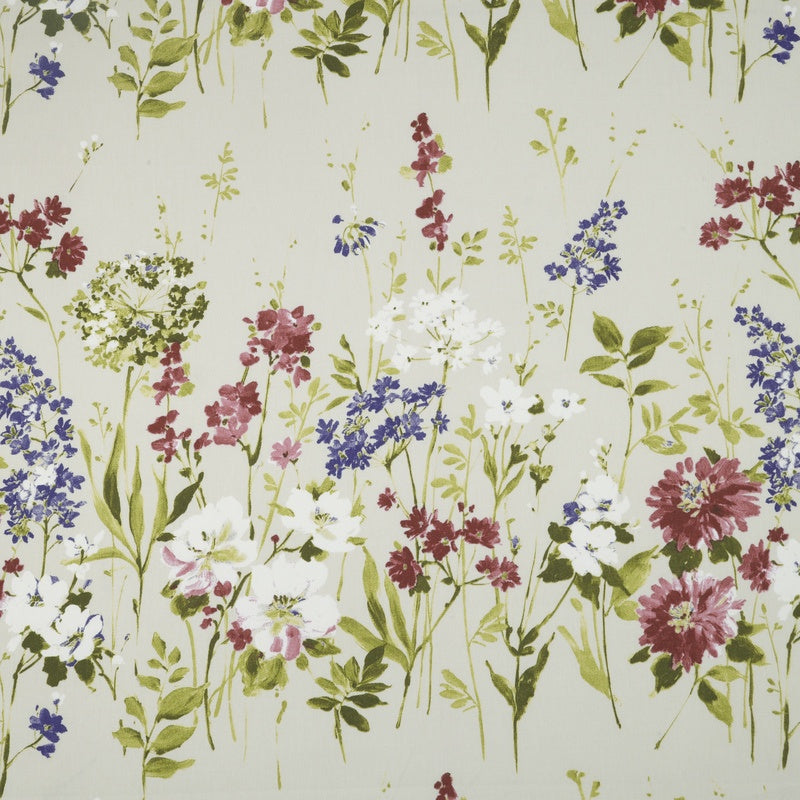Wild Meadow Curtain Fabric Magenta