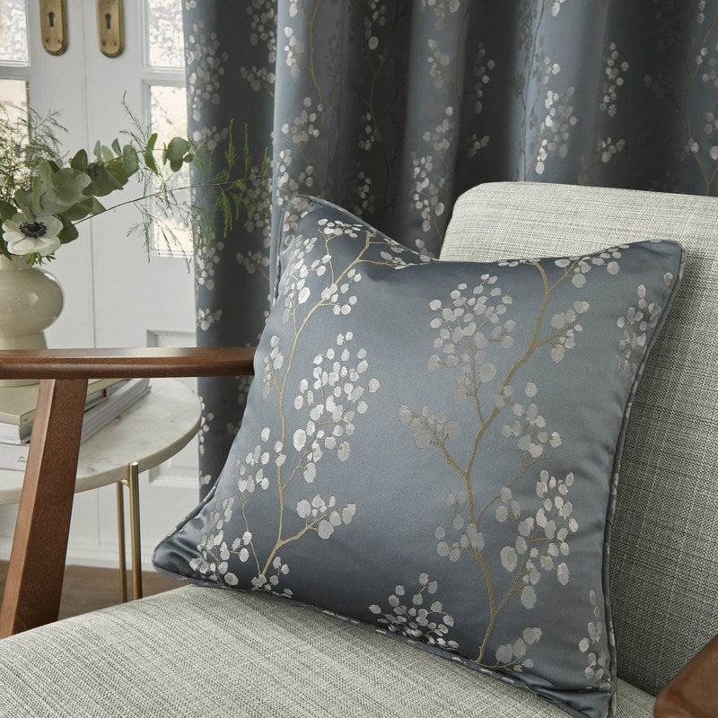 Wilstone Blackout Ready Made Eyelet Curtains Midnight
