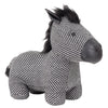 Zebra Doorstop 15cm x 22cm Black