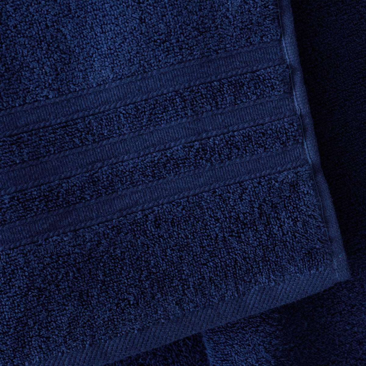 Catherine Lansfield Zero Twist Six Towel Bale Navy Blue